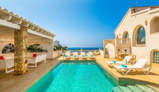 Villa in Cala en Porter Sleeps 10 with Pool Air Con and WiFi