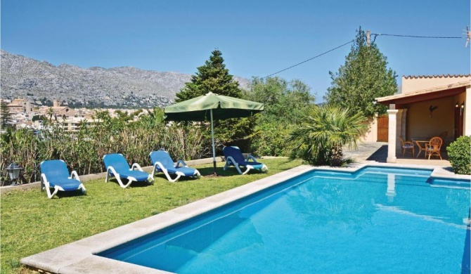 Beautiful home in Pollensa with WiFi, Outdoor swimming pool and Swimming pool